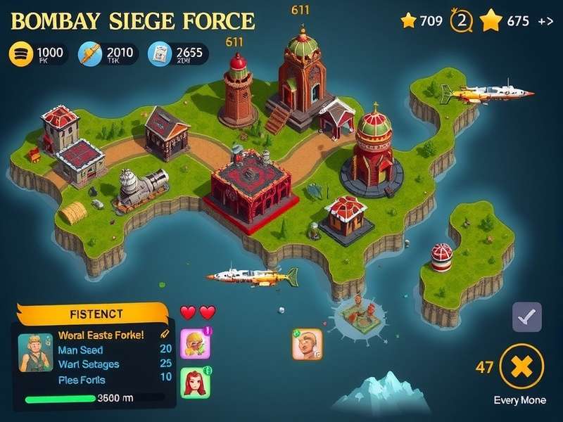 Bombay Siege Force strategy map